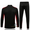 AC Milan Trainings Sweatshirt Pak Quarter-zip 2022-23 Zwarte - Heren